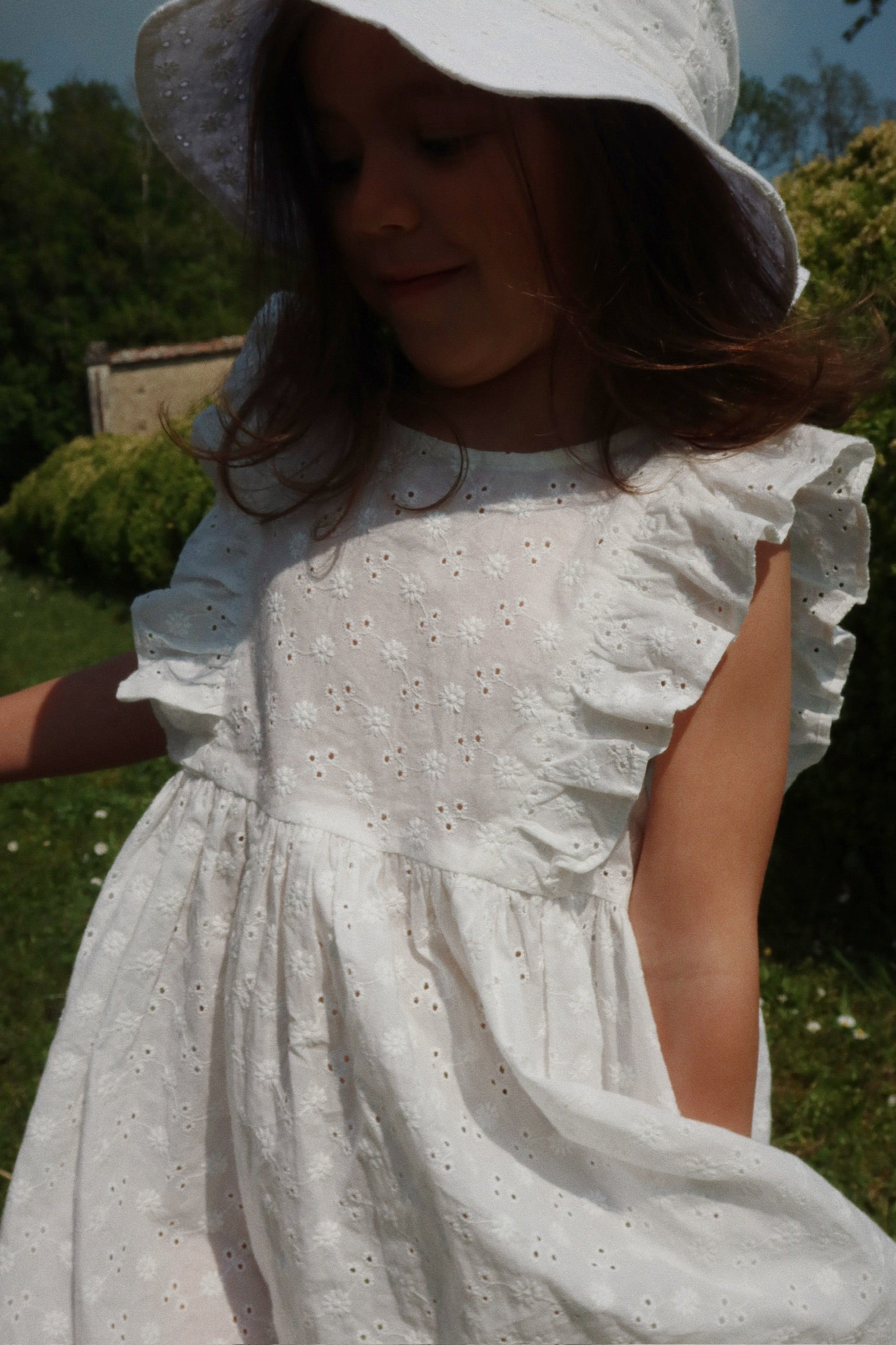 * Konges Sløjd Lacey UV Zonnehoedje | Optic White * Konges Sløjd Lacey UV Zonnehoedje | Optic White