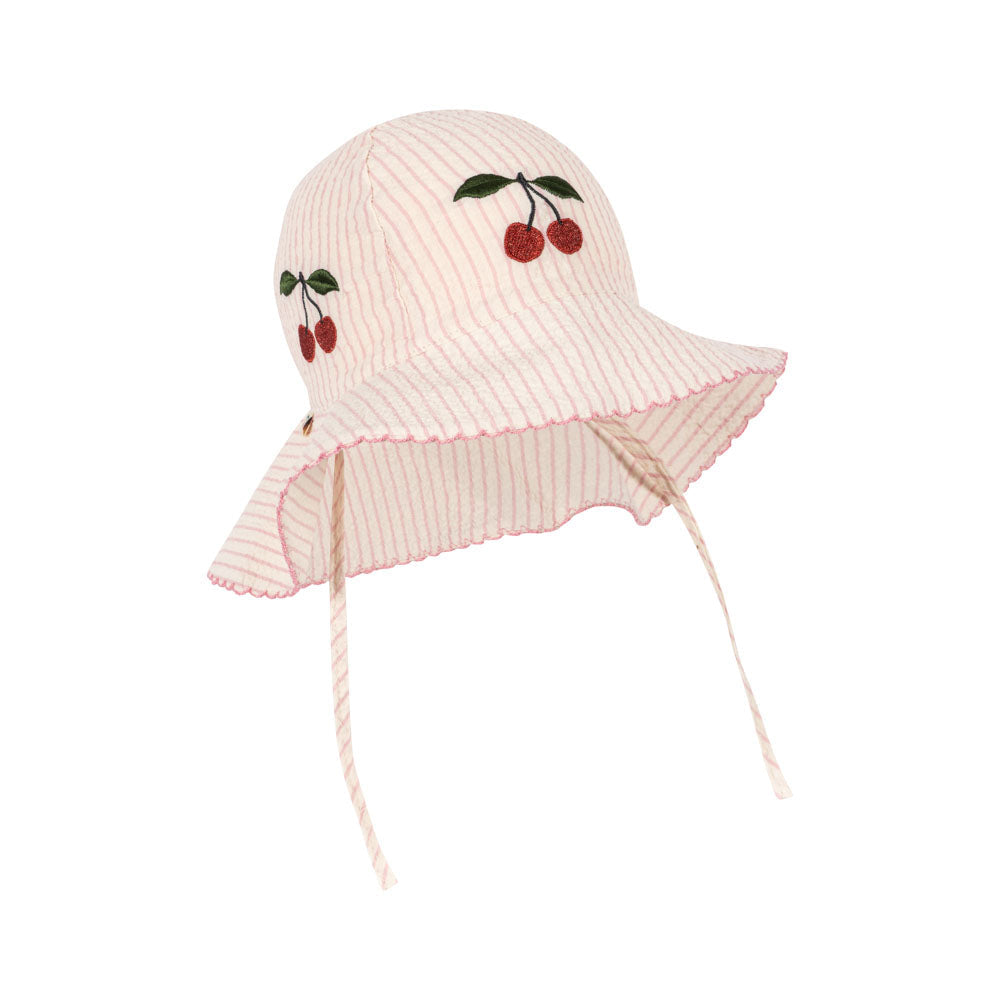 * Konges Sløjd Ellie UV Zonnehoedje | Peony Stripe * Konges Sløjd Ellie UV Zonnehoedje | Peony Stripe