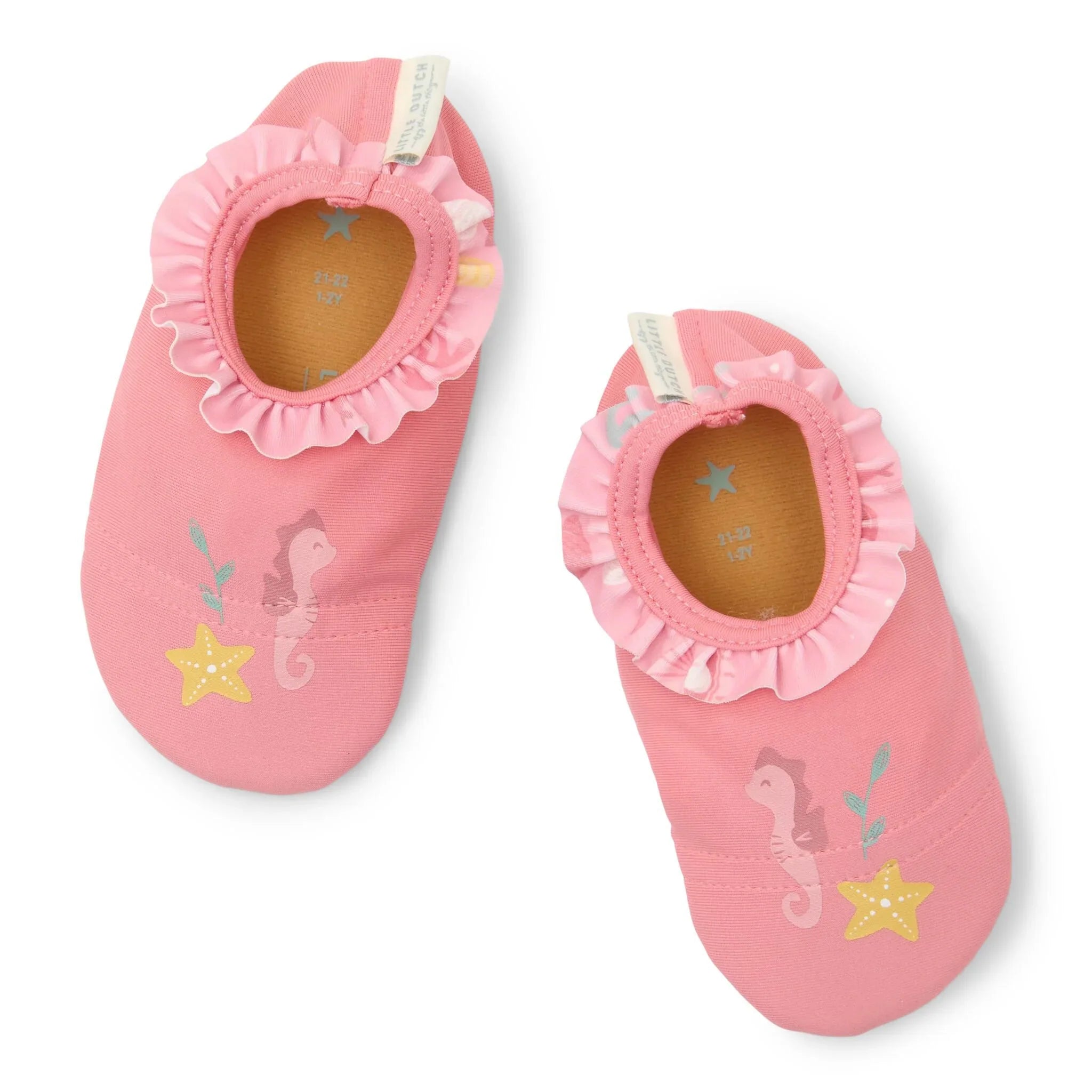 Little Dutch Strandschoenen Sunny Flowers Rouge