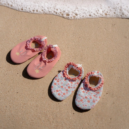 * Little Dutch Strandschoenen Sunny Flowers Multi-Colour