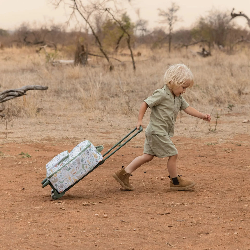 Little Dutch Kinderkoffer Trolley | Safari Friends