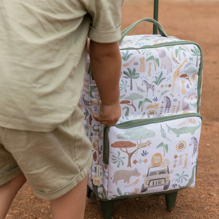 Little Dutch Kinderkoffer Trolley | Safari Friends