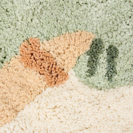 Little Dutch Vloerkleed Krokodil Safari Friends groen, tweede productfoto van het vloerkleed