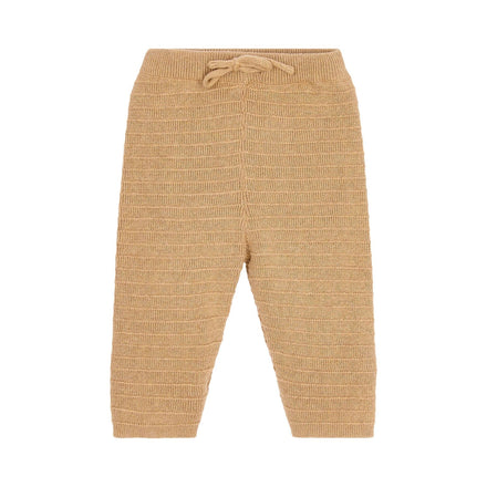 Little Dutch Safari Friends gebreid broekje in soft tan
