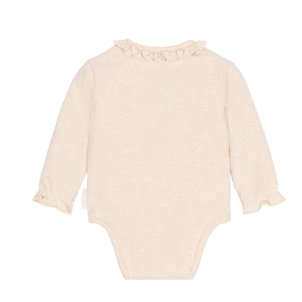 Little Dutch Safari Friends romper met ruches langs de hals, achterzijde