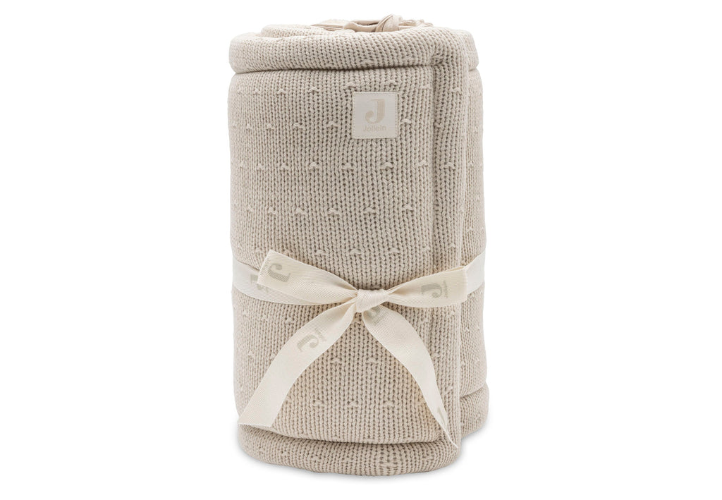 Jollein Boxbumper 180x30cm Sprinkle Knit | Sand