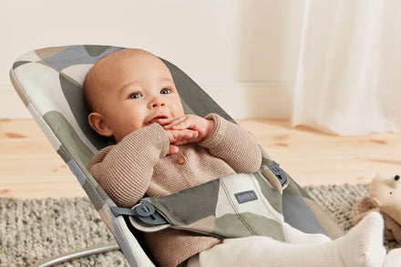 * Babybjörn wipstoeltje relax Bliss - Katoen Khaki Green