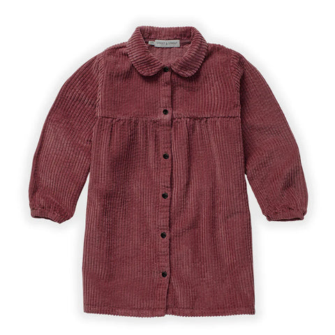 Sproet & Sprout Dress Jersey Corduroy 8Y | Fig*