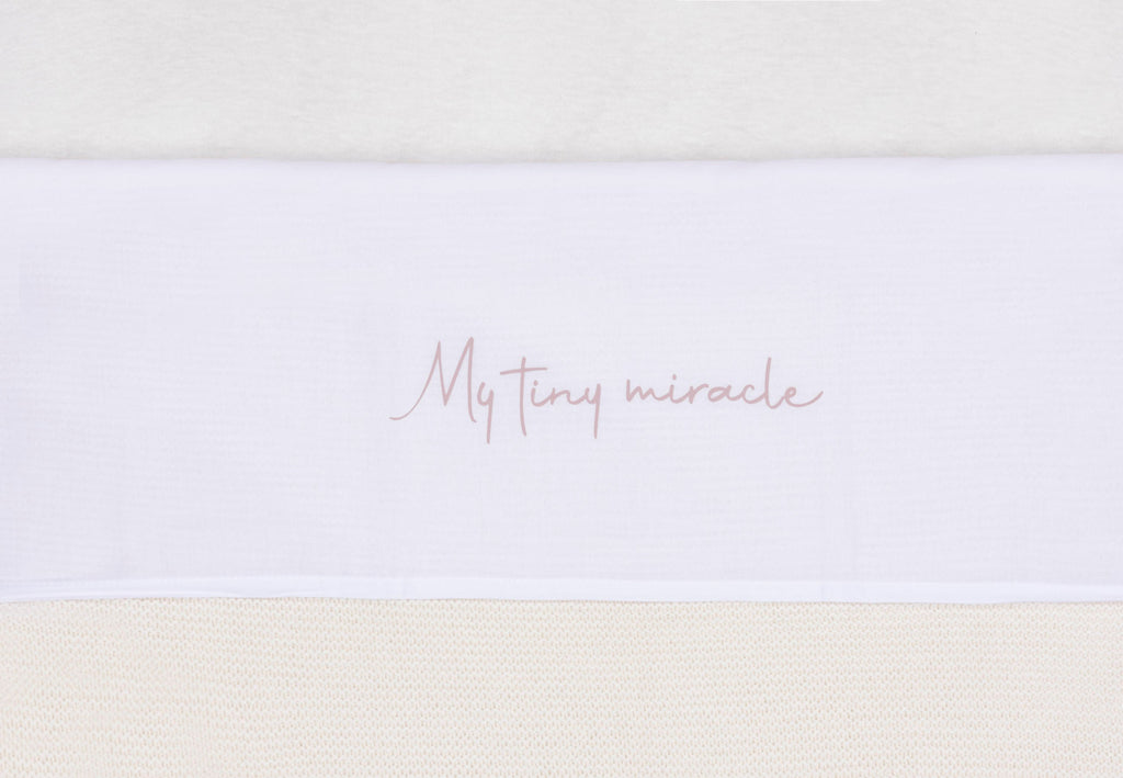 Jollein Laken Wieg 75x100cm | My Tiny Miracle Wild Rose*