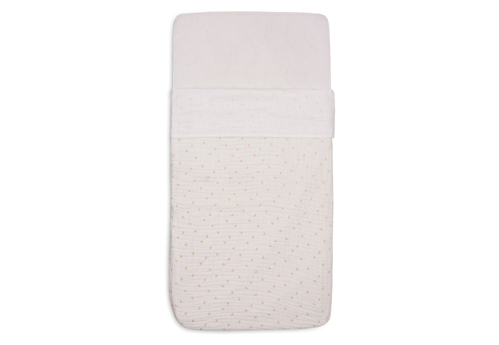 Jollein Laken Wieg 75x100cm | Slub Ivory