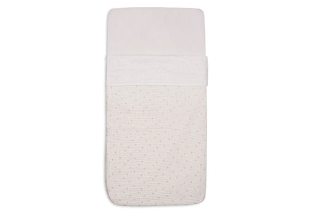 Jollein Laken Wieg 75x100cm | Slub Ivory