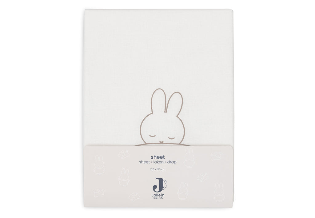 Jollein Laken Ledikant 120x150cm Sleepy Miffy | Funghi