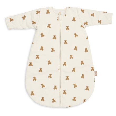 Jollein Slaapzak met afritsbare mouw Rond 60 cm Mini Teddy Bear L.Waffle bij De Gele Flamingo.