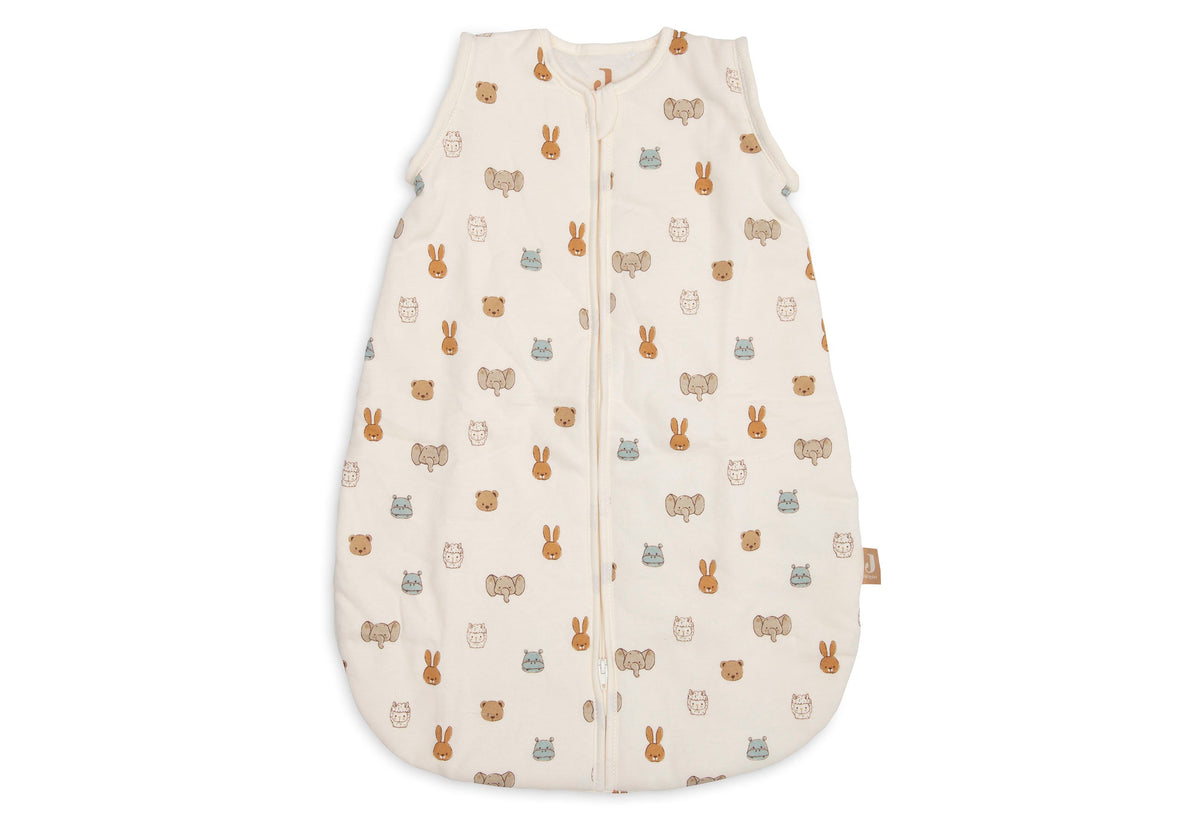 Jollein Slaapzak met afritsbare mouw Rond 60 cm in de print Jollies, te koop bij De Gele Flamingo.