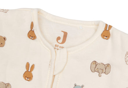 Jollein babyslaapzak Jollies 60 cm van 100% katoen met veilige rits, verkrijgbaar bij De Gele Flamingo.