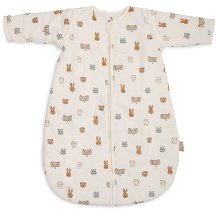 Jollein Slaapzak met afritsbare mouw Rond 60 cm in de print Jollies, te koop bij De Gele Flamingo.