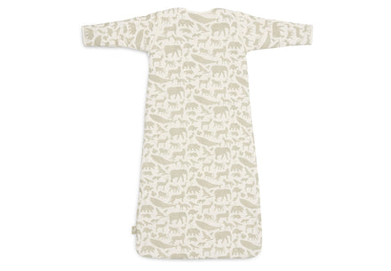 * Jollein Slaapzak Met Afritsbare Mouw 90cm | Animals Olive Green