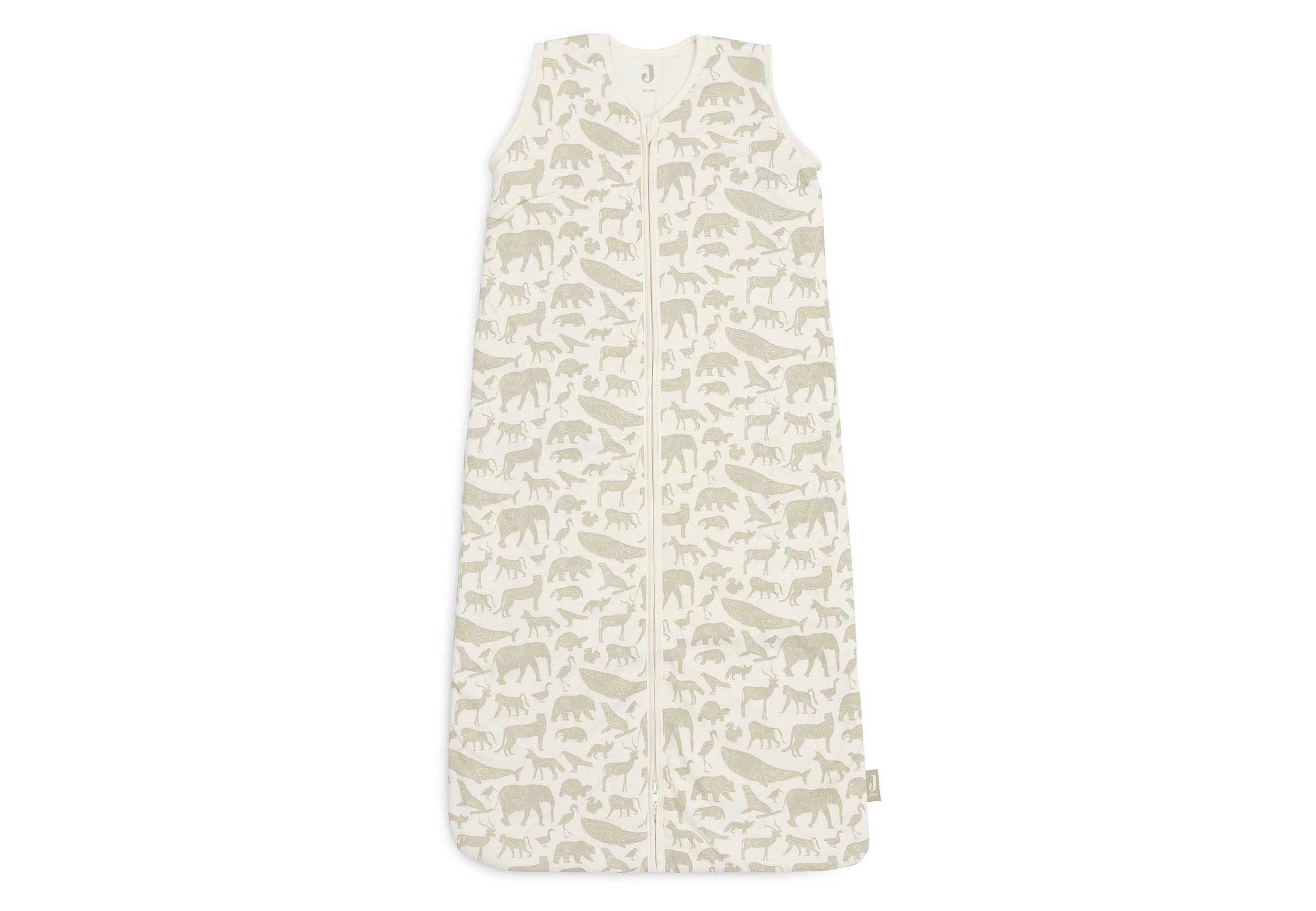 * Jollein Slaapzak Met Afritsbare Mouw 90cm | Animals Olive Green