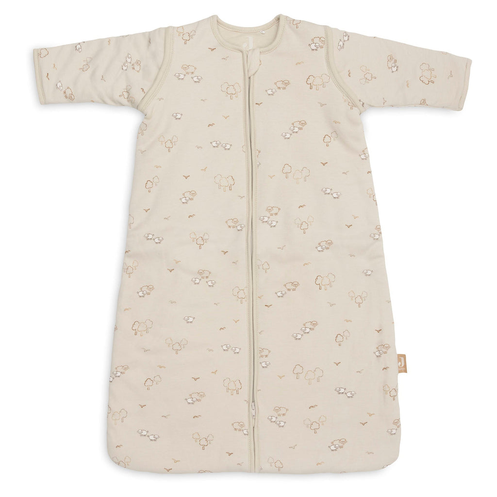 Jollein Slaapzak met afritsbare mouw 90 cm in de print Woolly, te koop bij De Gele Flamingo.
