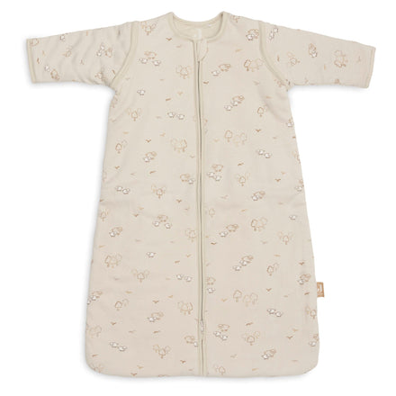 Jollein Slaapzak met afritsbare mouw 90 cm in de print Woolly, te koop bij De Gele Flamingo.