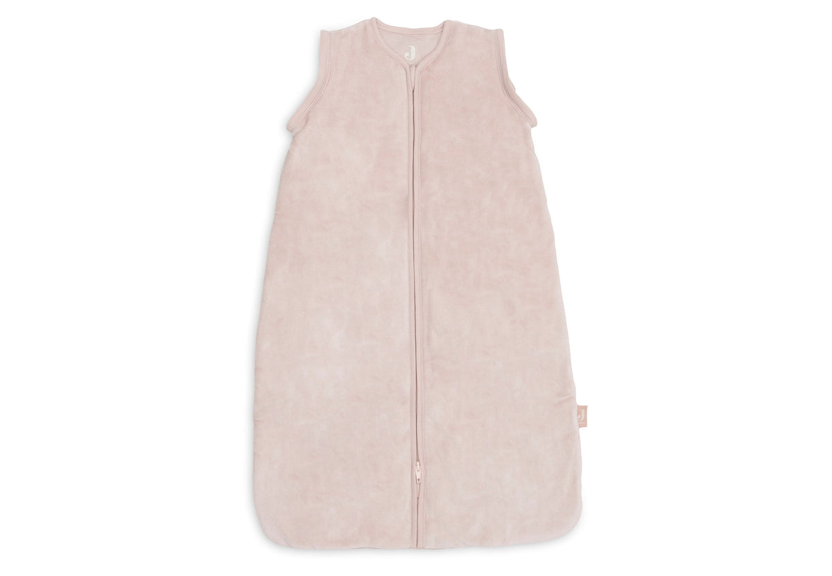 Jollein slaapzak met afritsbare mouw 110 cm Velvet in Silk Rose, productfoto van de babyslaapzak, De Gele Flamingo