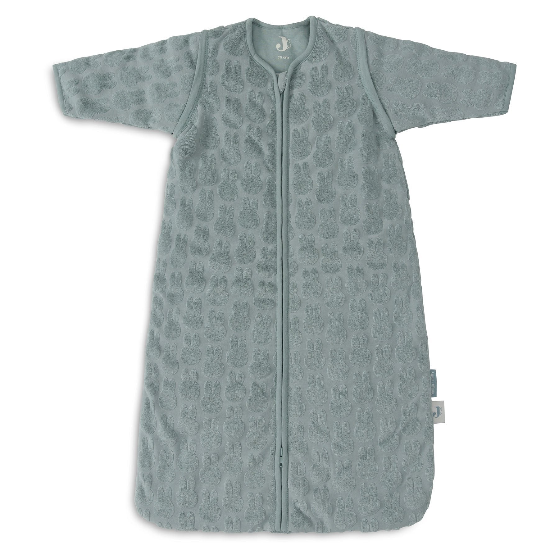 * Jollein Slaapzak Met Verwijderbare Mouwen 70cm Miffy Jacquard Sea Green