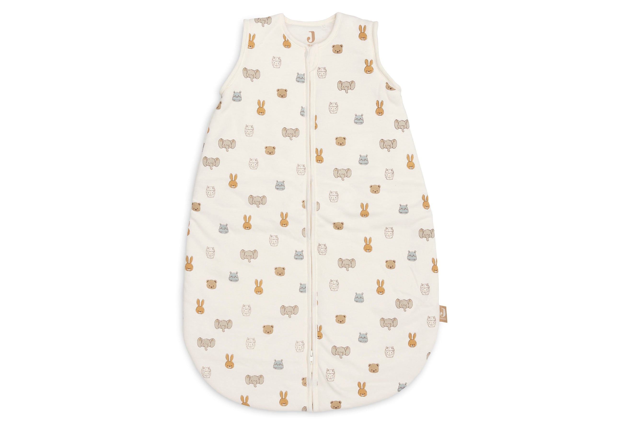 Jollein slaapzak met afritsbare mouw Rond 70 cm in Jollies, productfoto van de babyslaapzak, De Gele Flamingo