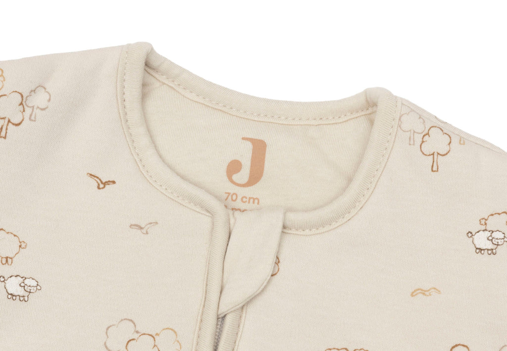Jollein slaapzak Woolly 70 cm zonder mouwen, met zachte katoenen voering, babyslaapzak van De Gele Flamingo