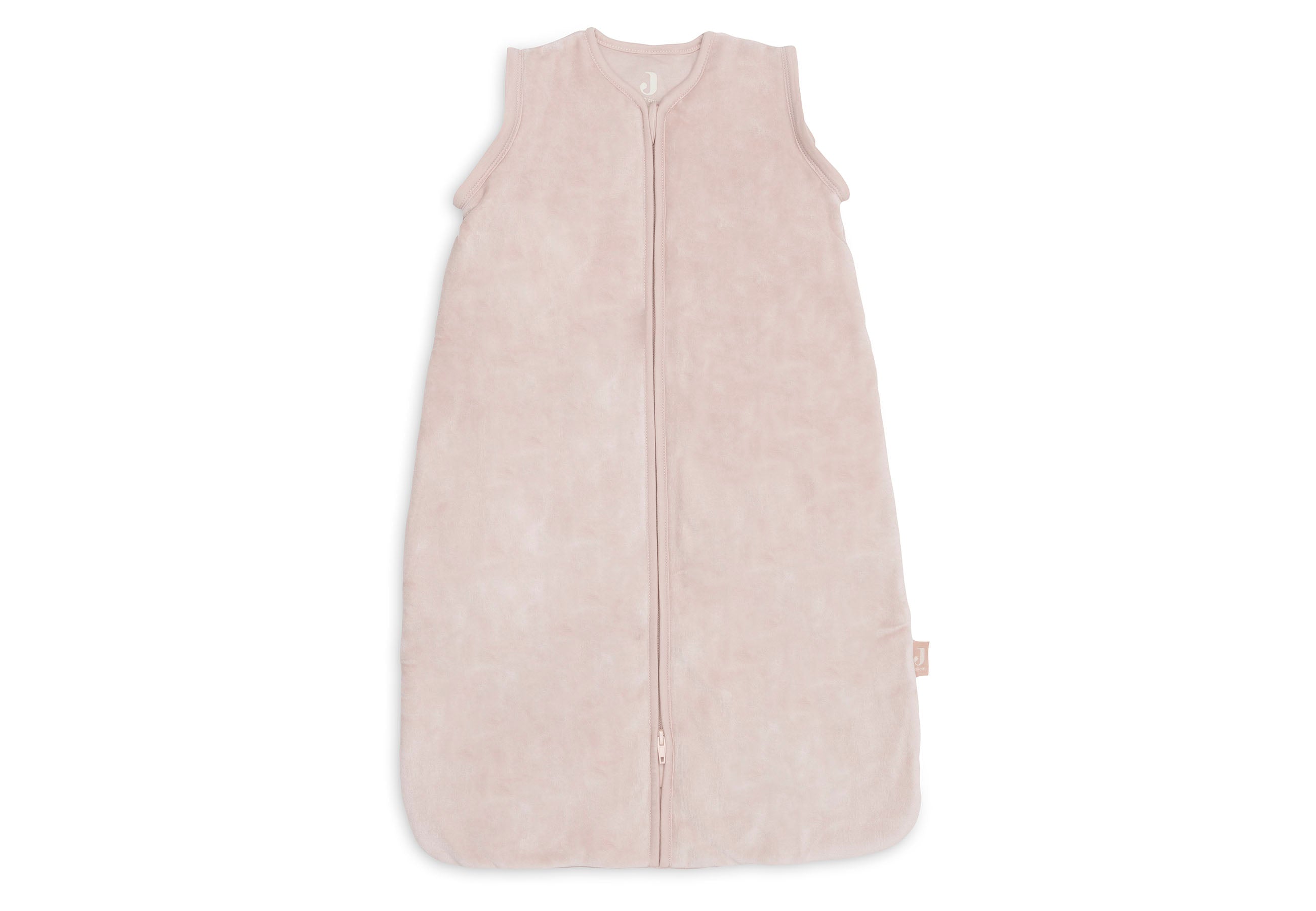 Jollein Slaapzak met afritsbare mouw 70 cm Velvet in de kleur Silk Rose, babyslaapzak met rits van De Gele Flamingo