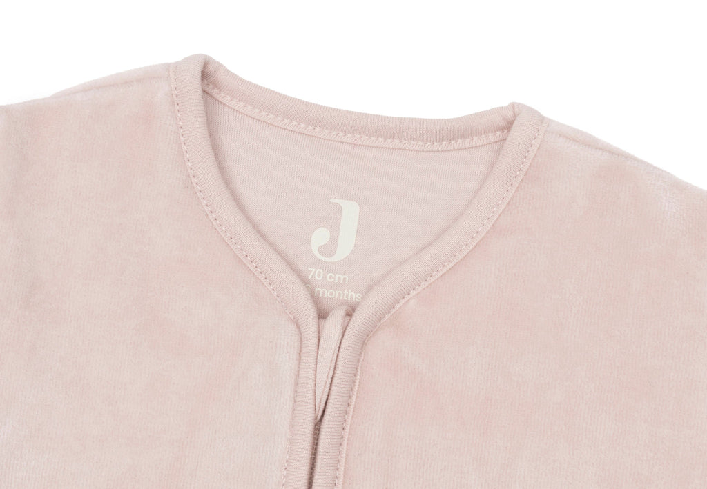 Jollein velvet slaapzak Silk Rose zonder mouwen, met zachte katoenen voering, babyslaapzak De Gele Flamingo