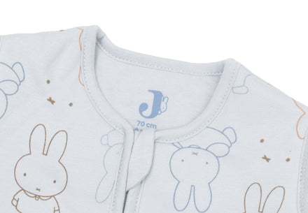 Jollein slaapzak Miffy Moments Cloud Blue 70 cm zonder mouwen, katoenen voering, babyslaapzak De Gele Flamingo