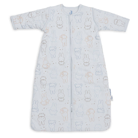 Jollein Slaapzak met afritsbare mouw 70 cm Miffy Moments in Cloud Blue, katoenen babyslaapzak van De Gele Flamingo