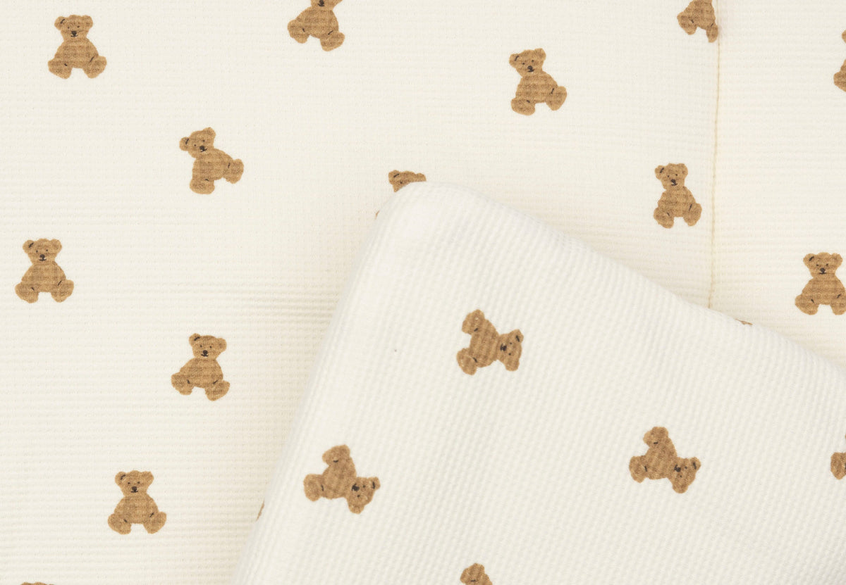 Jollein boxkleed 75x95 cm Mini Teddy Bear Little Waffle