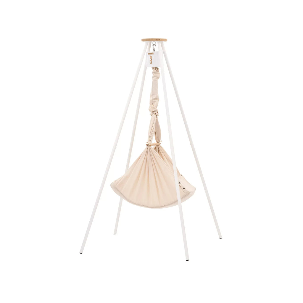 Nonomo Heavenly Dreams Baby Premium Wieg Almond + Move + Tipi White