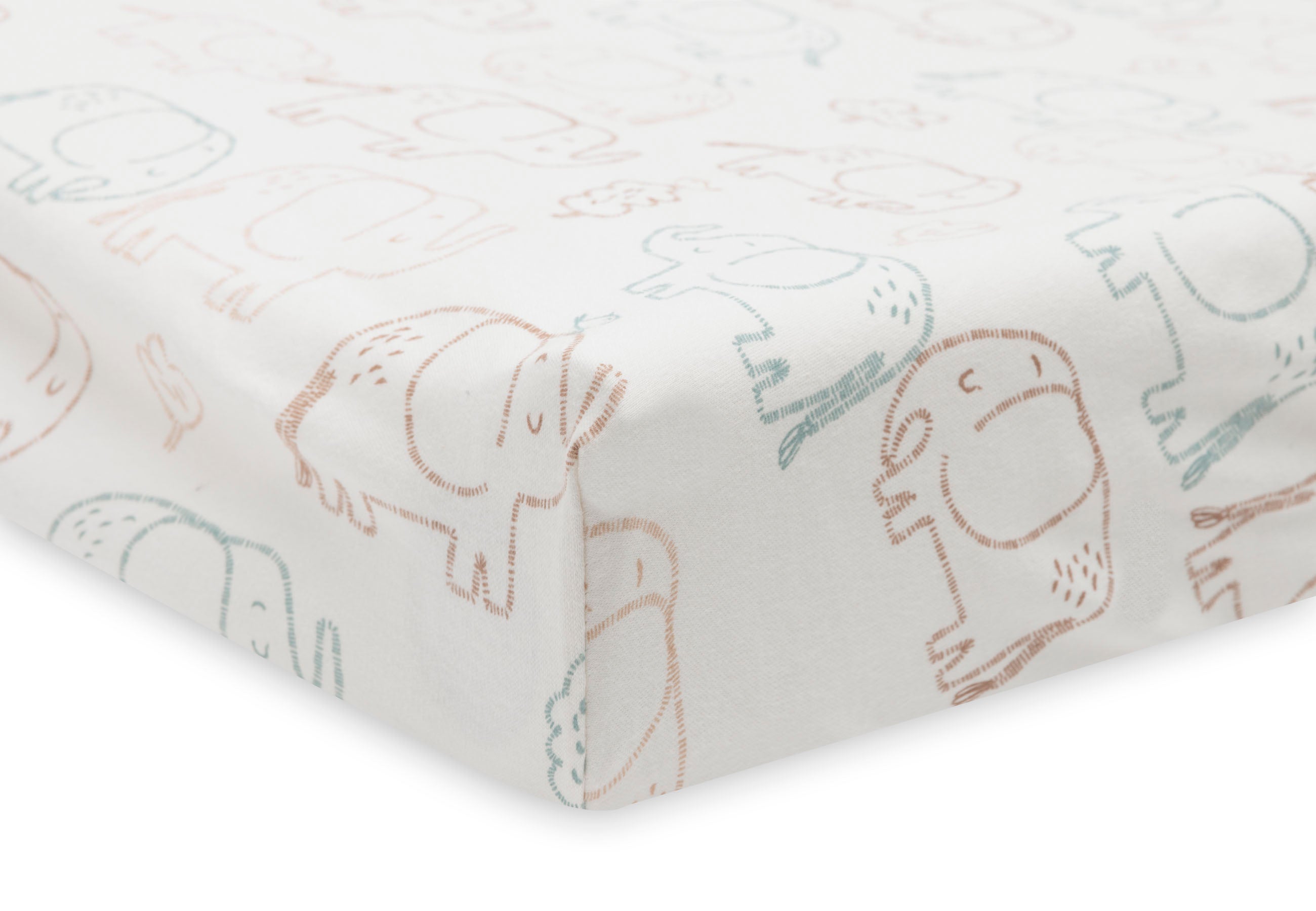 Jollein Aankleedkussenhoes Jersey 50x70cm | Elephant Tales
