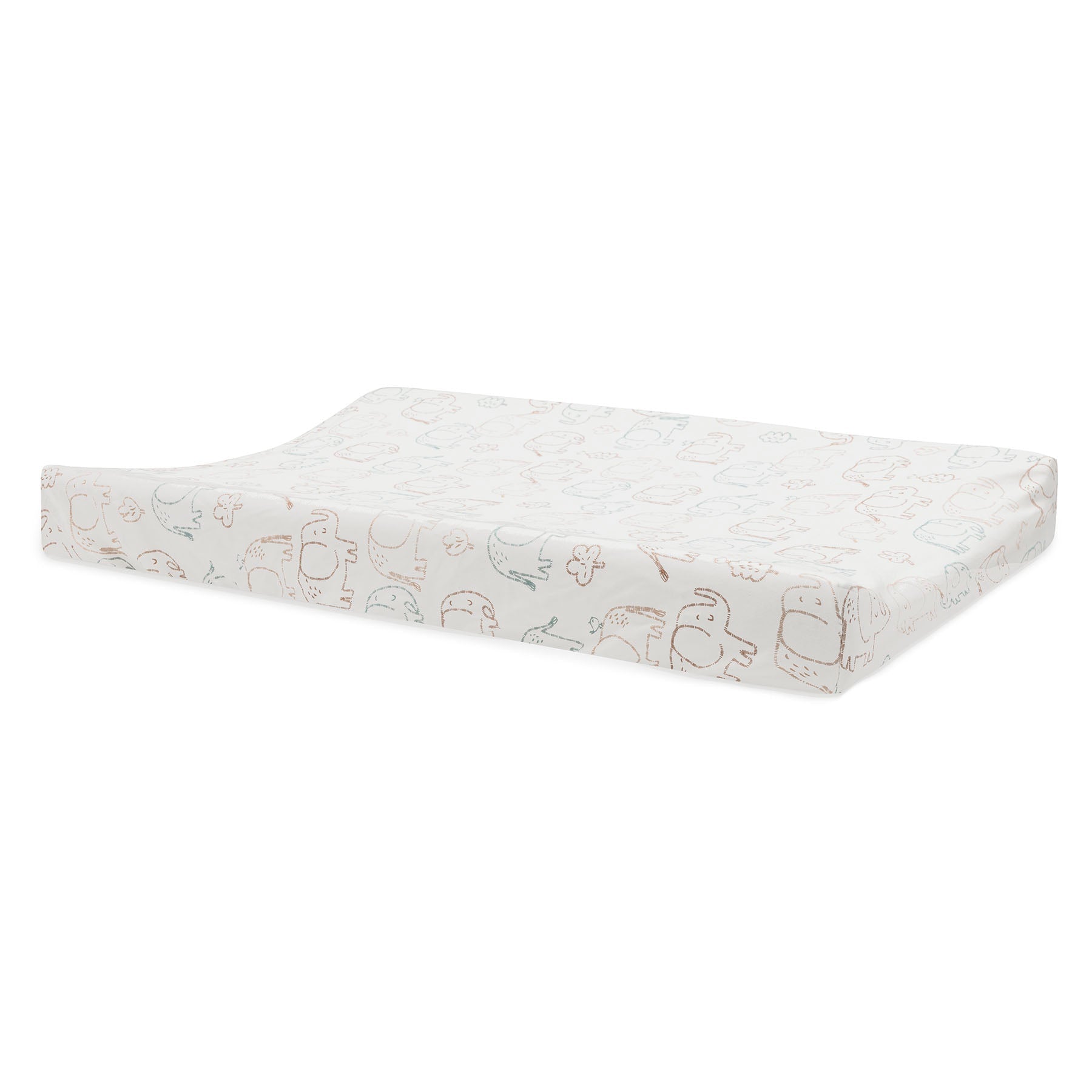 Jollein Aankleedkussenhoes Jersey 50x70cm | Elephant Tales