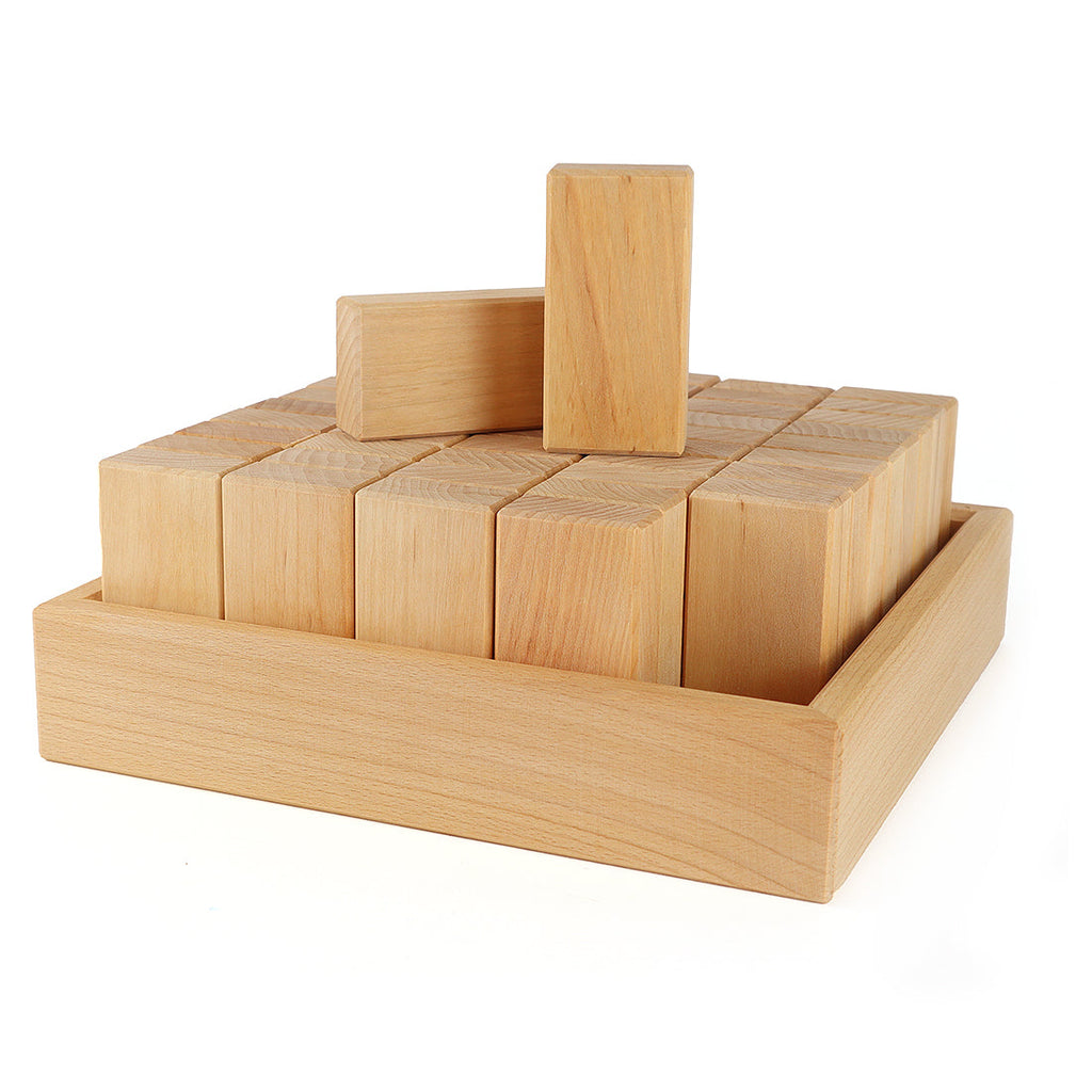 Bauspiel Houten Blokken Set | 50 Stuks