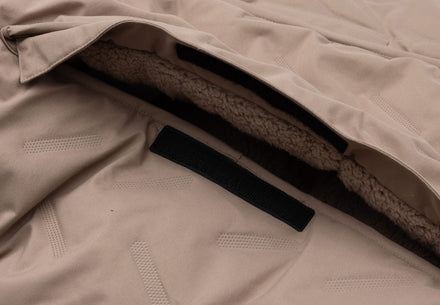Jollein Voetenzak Buggy/Kinderwagen Embossed | Milky Coffee