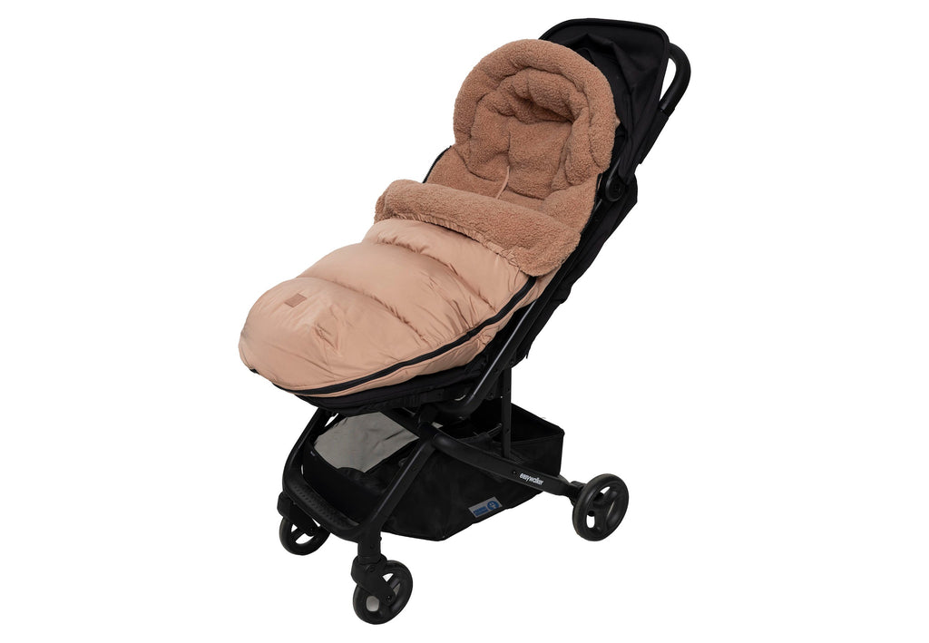 Jollein Voetenzak buggy/kinderwagen Puffed | Light Terra