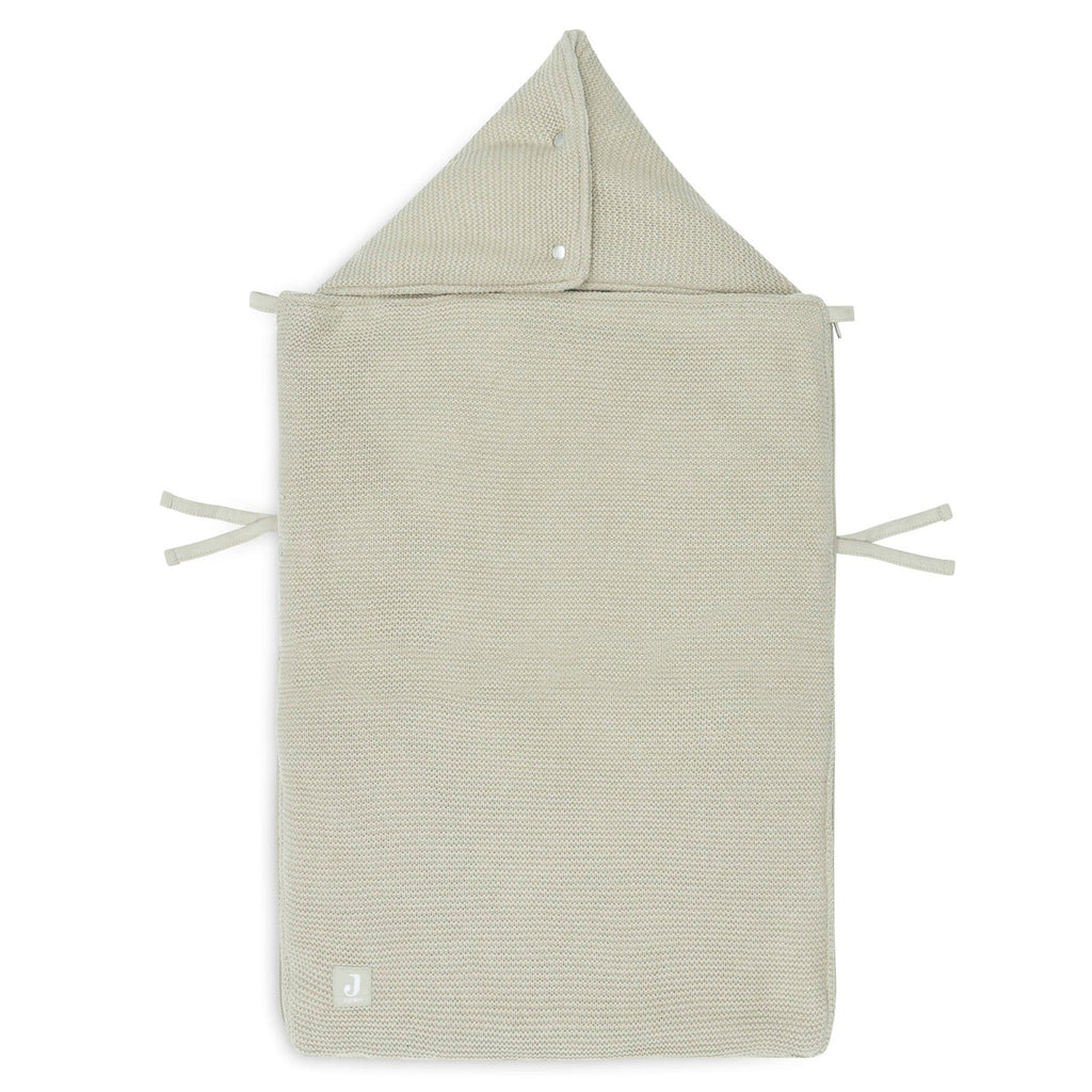 Jollein Voetenzak Maxi Cosi 0+ 3/5 Punts | Basic Knit Olive Green