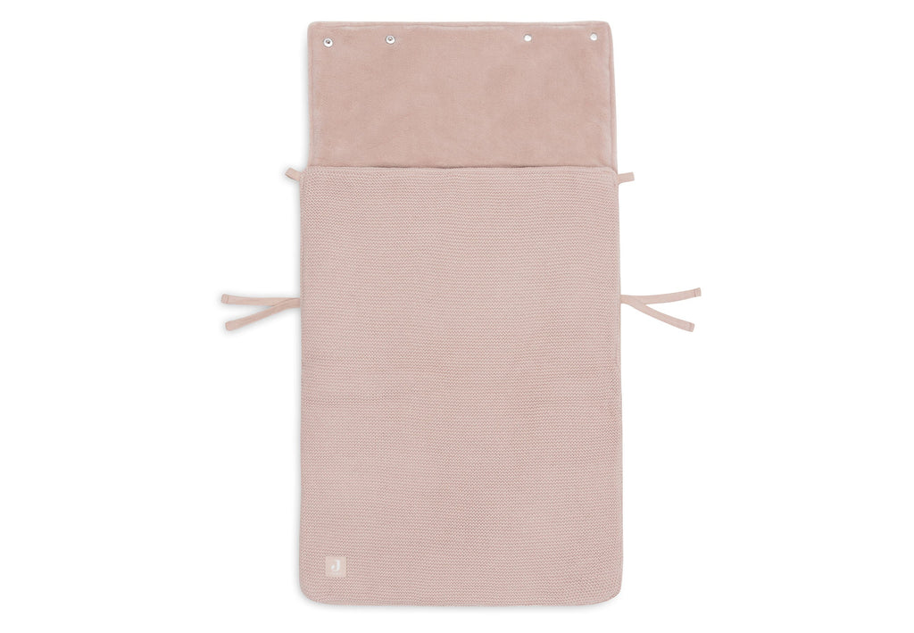 Jollein Voetenzak Groep 0+ 3/5 Punts Gordel Basic Knit | Wild Rose