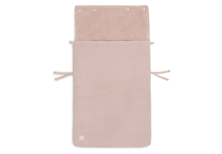 Jollein Voetenzak Groep 0+ 3/5 Punts Gordel Basic Knit | Wild Rose