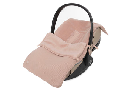 Jollein Voetenzak Groep 0+ 3/5 Punts Gordel Basic Knit | Wild Rose