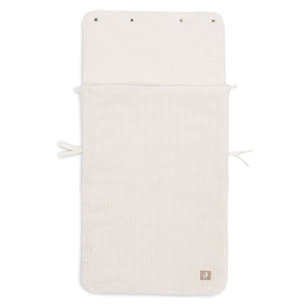 Jollein Voetenzak Groep 0+ 3/5 Punts Gordel Cloudy Rib | Oatmeal