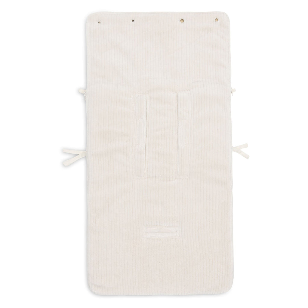 Jollein Voetenzak Groep 0+ 3/5 Punts Gordel Cloudy Rib | Oatmeal