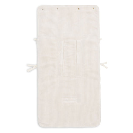 Jollein Voetenzak Groep 0+ 3/5 Punts Gordel Cloudy Rib | Oatmeal