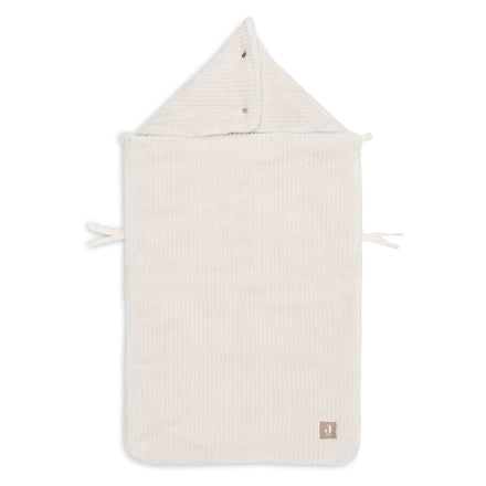 Jollein Voetenzak Groep 0+ 3/5 Punts Gordel Cloudy Rib | Oatmeal