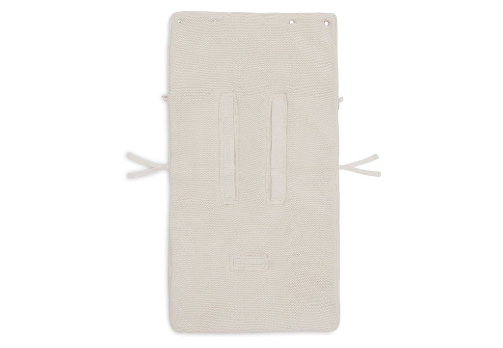 Jollein Voetenzak Groep 0+ 3/5 Punts Gordel Basic Knit | Oatmeal