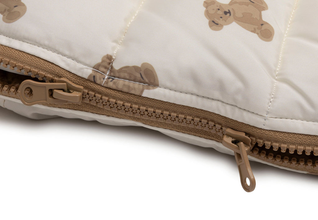 Jollein Voetenzak groep 0+ 3/5 punts Puffed | Mini Teddy Bear