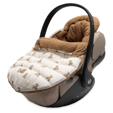 Jollein Voetenzak groep 0+ 3/5 punts Puffed | Mini Teddy Bear